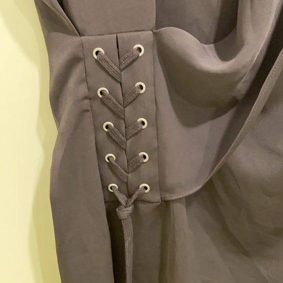 ALL SAINTS dress women size 4 charcoal - Picture 3 of 3